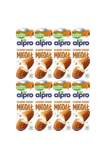 Alpro Nap�j migda�owy zestaw 8 x 1 l
