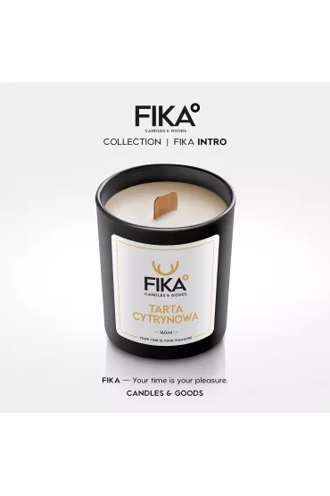 Fika Candles&Goods wieca sojowa - Tarta cytrynowa 160 ml