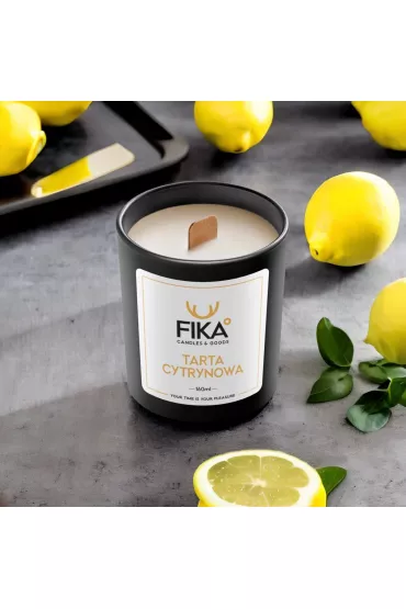 Fika Candles&Goods wieca sojowa - Tarta cytrynowa 160 ml