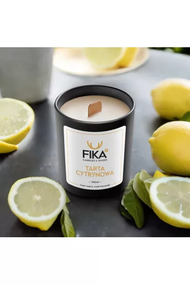Fika Candles&Goods wieca sojowa - Tarta cytrynowa 160 ml