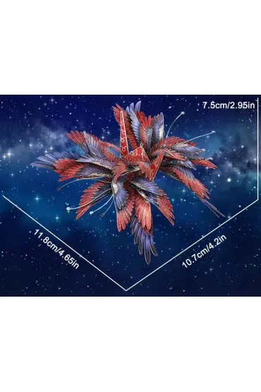Puzzle Metalowe Model 3D Byk Taurus piececool