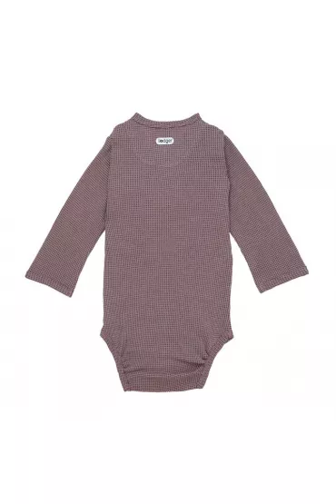 Lodger Body kopertowe niemowlce dugi rkaw baweniane wrzosowe Ciumbelle Rose rozm. 80