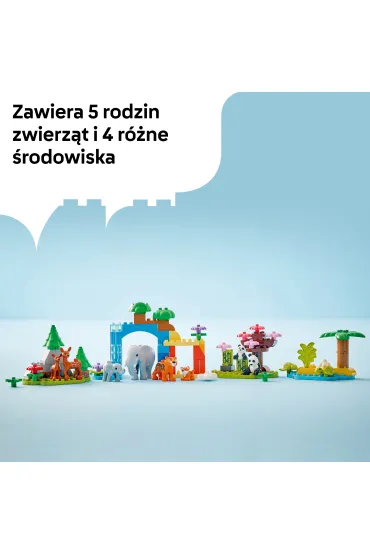 LEGO DUPLO Town Rodziny dzikich zwierz�t 3 w 1 10446