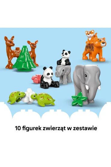 LEGO DUPLO Town Rodziny dzikich zwierz�t 3 w 1 10446
