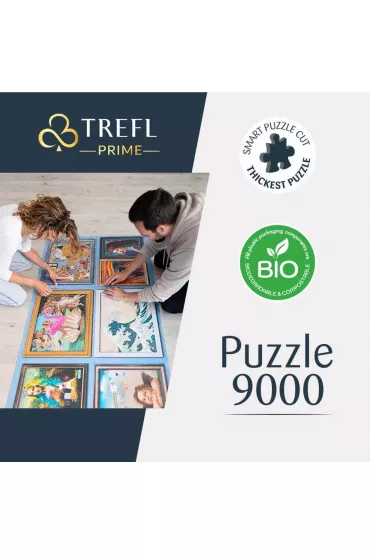 Puzzle 9000 el. UFT Marvel - Across The Comic Universe Trefl