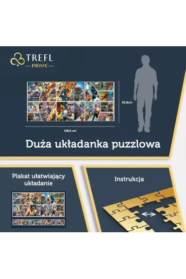Puzzle 9000 el. UFT Marvel - Across The Comic Universe Trefl