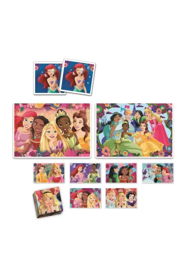 Puzzle 30+48 el. + Memo + 6 klock�w Edukit Ksi�na Clementoni