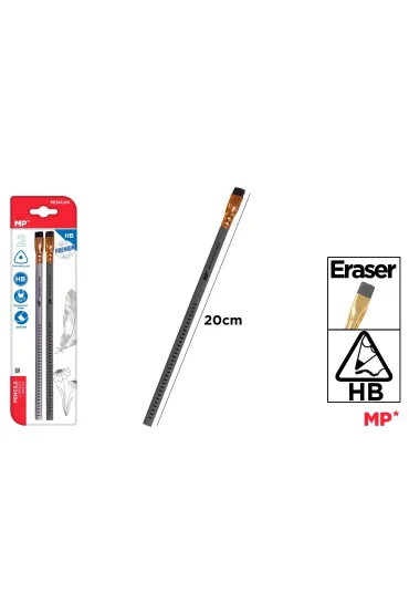 Mp Main Paper O��wek MP HB z gumk� 2 szt.