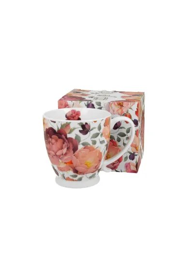 Duo Sp. z o.o. Kubek na stopce SPRING ROSES WHITE