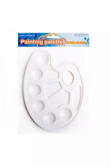 Starpak Paleta do farb owalna