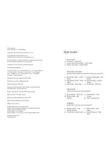 Lunch z liderami. Drugie danie. 51 nowych spotka� z tymi, kt�rzy zmieniaj� bieg historii - Financial Times
