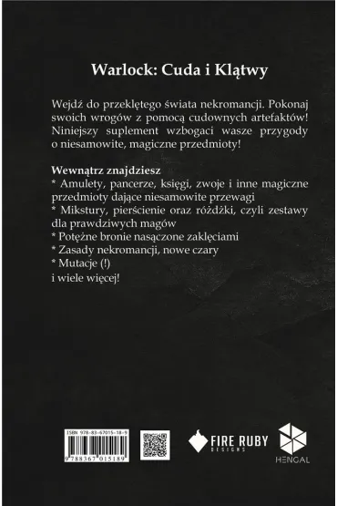 Warlock! Cuda i kl�twy Hengal