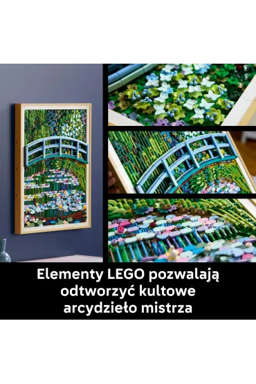 LEGO ART Claude Monet — Most nad stawem z liliami wodnymi 31220