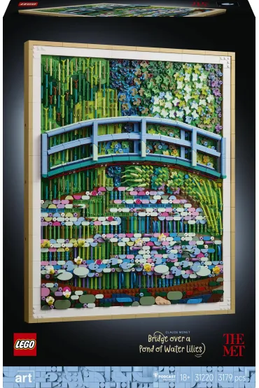 LEGO ART Claude Monet — Most nad stawem z liliami wodnymi 31220