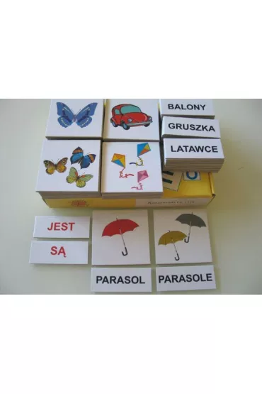 Zestaw dydaktyczny. Rzeczowniki l.poj., l. mn.