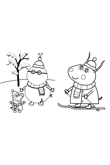 Peppa Pig. Kolorowanki naklejanki 2. Barwne wyprawy Peppy
