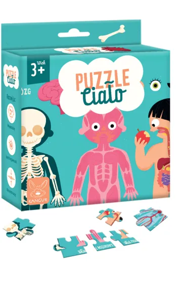 Puzzle Cia�o Cz�owieka 3+ Kangur