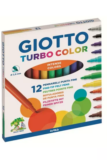 Giotto Flamastry Turbo Color 416000 12 szt.