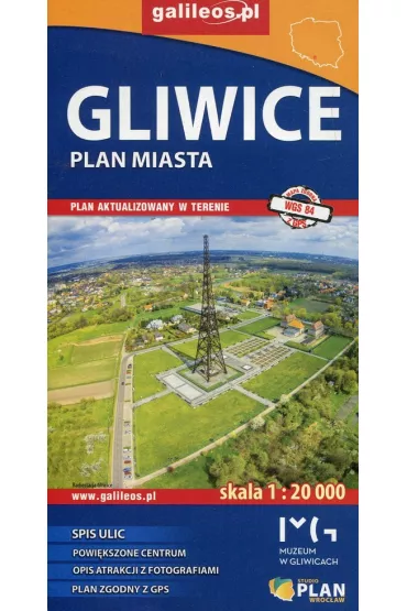 Plan miasta - Gliwice 1:20 000