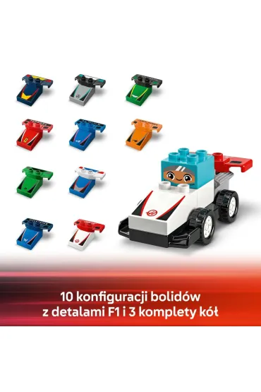 LEGO DUPLO Town Bolidy i kierowcy F1® 10445