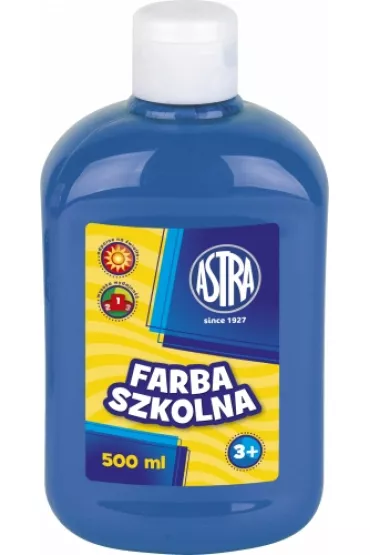 Astra Farba plakatowa butelka niebieska 500 ml
