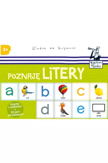 Kapitan Nauka. Poznaj� Litery 3+ - Maria  G�adysz