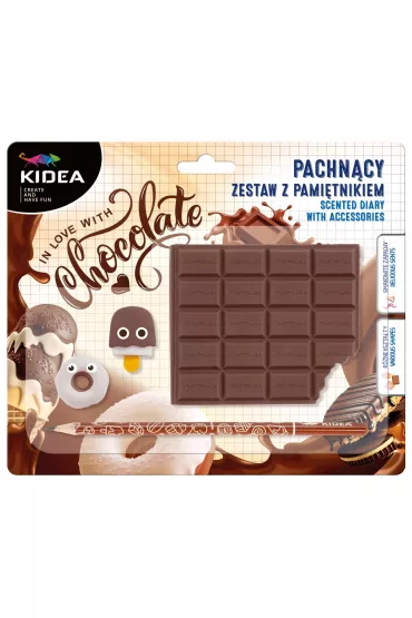 Pachn�cy pami�tnik z akcesoriami czekolada Kidea