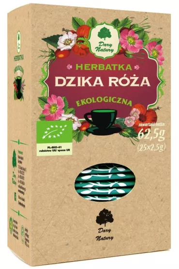 Dary Natury Herbatka z dzikiej r�y 25 x 2,5 g Bio