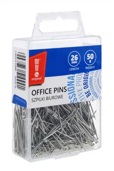 MemoBe Szpilki biurowe 26mm, 50g