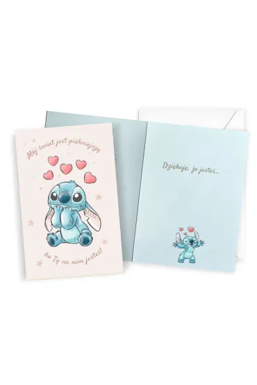 Kukartka Karnet Urodziny Stitch