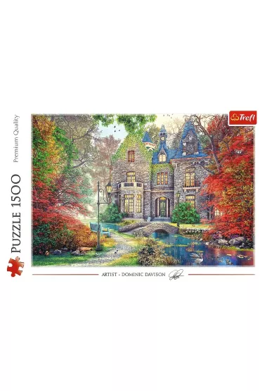 Puzzle 1500 el. Jesienny dworek Trefl