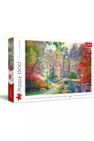 Puzzle 1500 el. Jesienny dworek Trefl