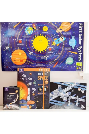 Puzzle magnetyczne Wszystko o kosmosie mierEdu
