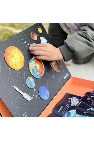 Puzzle magnetyczne Wszystko o kosmosie mierEdu