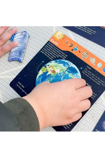 Puzzle magnetyczne Wszystko o kosmosie mierEdu