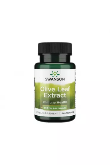 Swanson Olive Leaf Extract 500 mg - suplement diety 60 kaps.