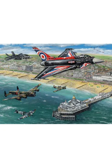 Puzzle 1000 Pokazy lotnicze nad Eastbourne Anglia 113720 Gibsons