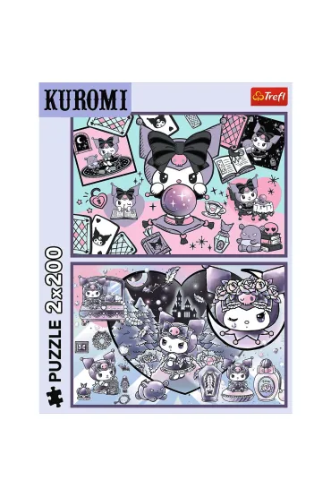 Puzzle 2x200 el. Psoty Kuromi Hello Kitty Trefl