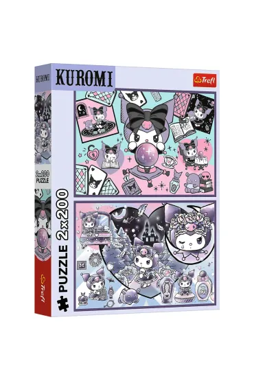 Puzzle 2x200 el. Psoty Kuromi Hello Kitty Trefl