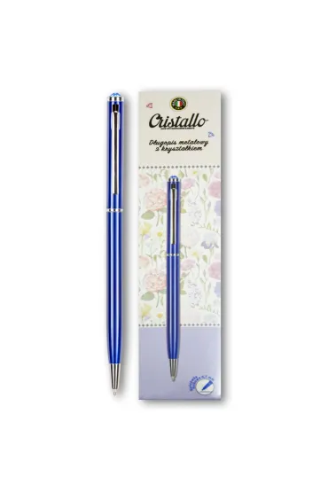 Tadeo D�ugopis 0,7mm Cristallo Swarovski granatowy