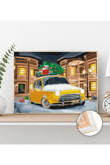 Twoje Hobby Malowanie po numerach - �wi�teczny samoch�d 40x50cm