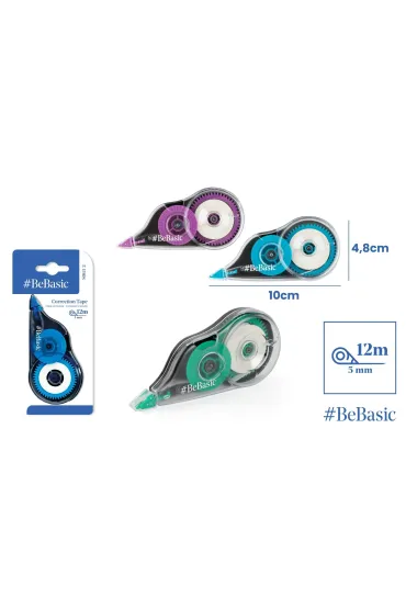 Mp Main Paper Korektor w ta�mie 12m x 5mm MIX