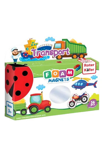 Zestaw magnes�w. Transport Roter Kafer