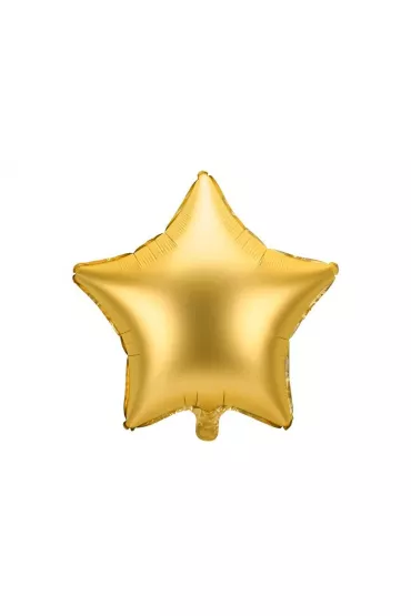 PartyDeco Balon foliowy Gwiazdka z�oty 48 cm