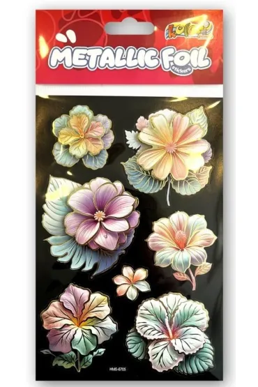 Naklejki foliowe Metalic Double Flowers PENMATE