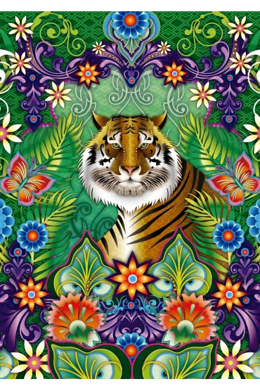 Puzzle 500 el. Tygrys bengalski, Catalina Estrada Educa - Catalina Estrada
