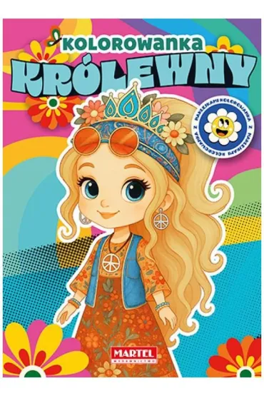 Kolorowanka z naklejkami Kr�lewny