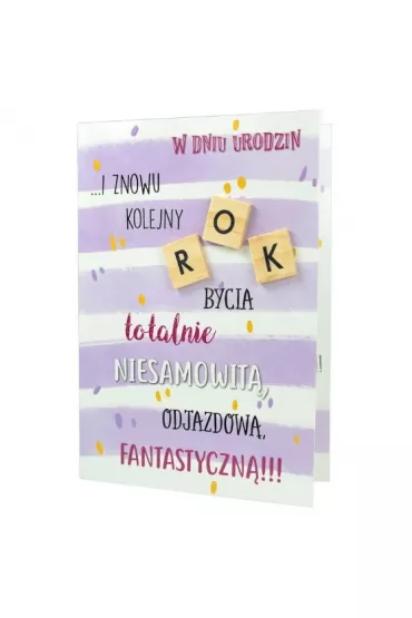 Kukartka Karnet Tego Ci �ycz� Urodziny damskie