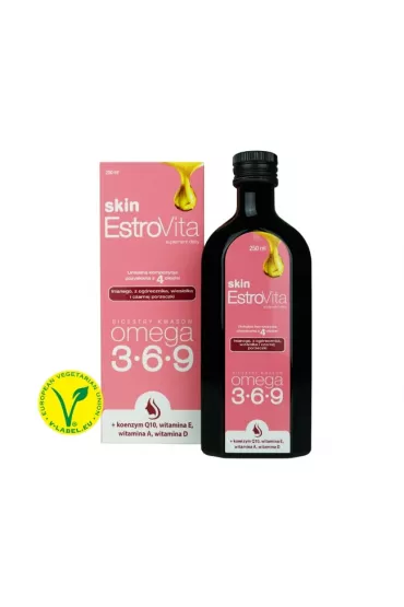EstroVita Skin Kwasy Omega 3-6-9 Suplement diety 250 ml