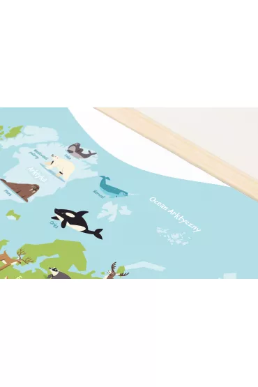 Tablica edukacyjna Animal adventure! 60x40 cm